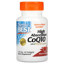Doctors Best, ������� Q10 � ������� �������� �������� � BioPerine, 100 ��