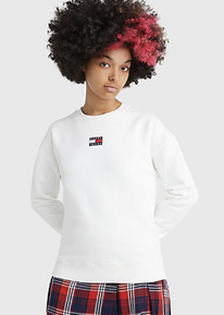 TH  BADGE SWEATSHIRT White