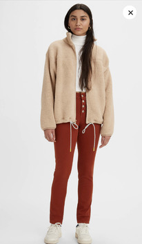 Levi 311 SHAPING SKINNY PANTS Fired Brick Twill - Red