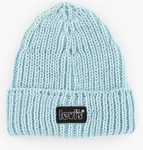 Levi  LEVIS� LOGO CHUNKY BEANIE Blue