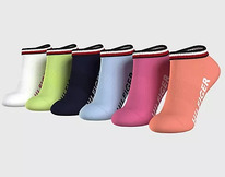 TH ANKLE SOCK 6-PACK Coral Blossom/Multi