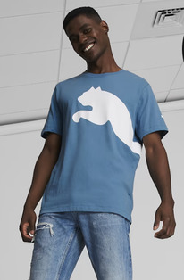 PUMA Oversized Logo Mens Tee Deep Dive