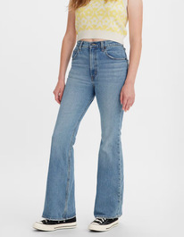 LS   70S HIGH FLARE WOMENS JEANS Sonoma Walks - Light Wash