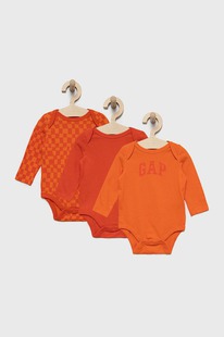 gapfactory Baby Bodysuit (  3-Pack) Color: New Dark Orange