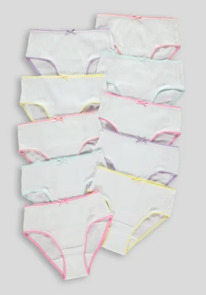 Matalan / Girls 10 Pack Knickers (2-13yrs)