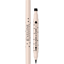 Eveline �������� �/���� ��  �������  ������ � BLACK ����� EYELINER & STAMP 2in1 