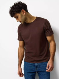 Tuclothing Brown Ultimate Regular Fit Tee