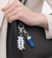 outlet46 Modisches Calvin Klein Charm-Set Downtown Edelstahl-Anhnger mit kontras