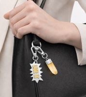 outlet46 Schickes Calvin Klein Charm-Set Downtown Edelstahl-Anh&auml;nger mit ko