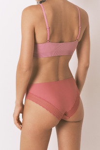 womensecret Klassisch Spitze Mikrofaser- Hipster mit Spitze