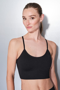 womensecret SEAMLESS COMFORT schwarzer Sport-BH