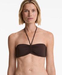 oysho Bikini-Bandeau mit Zopfmuster