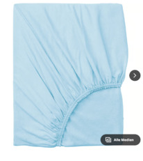 ikea VRVIAL Spannbettlaken Hellblau