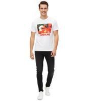outlet46 RE:COVERED X GREMLINS Herren T-Shirt mit großem Foto-Print Rundhal