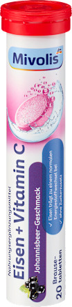 dm Eisen + C Brausetabletten 20 St, 82 g