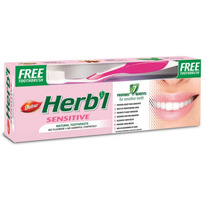 Dabur Herbl Sensitive Toothpaste with Toothbrush / ����� ������ ����� ��� ������