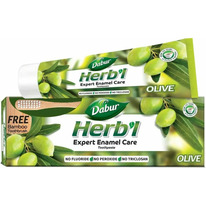 Dabur Herbl Olive Toothpaste with Toothbrush / ����� ������ ����� ���� �� ������
