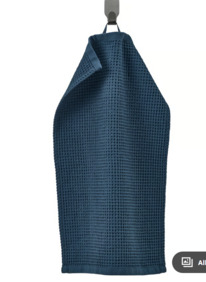 ikea GULLDYNA Gstehandtuch, dunkelblau, 30x50 cm
