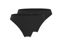lidl Damen Gerippte Minislips, 2 St&uuml;ck