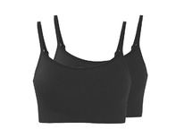lidl Damen Gerippte Bustiers, 2 St&uuml;ck