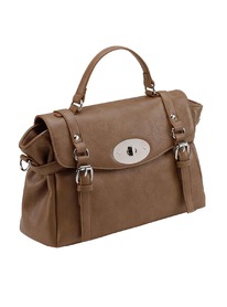 christmann  Heine Handtasche m.dekorativen Zierschnallen, camel