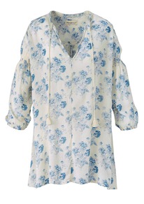 christmann DENIM & SUPPLY - RALPH LAUREN Marken-Tunika, creme-blau