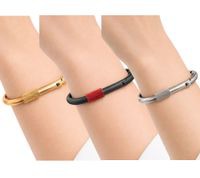 outlet46 2328127 Calvin Klein Damen Edelstahl-Armband in Karabiner-Form Arm-Schm