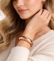 outlet46 Zeitloser Calvin Klein Ellipse Damen-Armreif aus Edelstahl Eleganter Ar