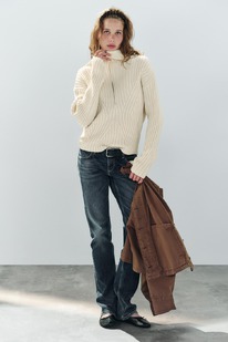 zara RIPSPULLOVER