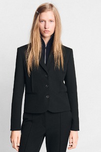 zara KURZER BLAZER MIT ZIERN&Auml;HTEN